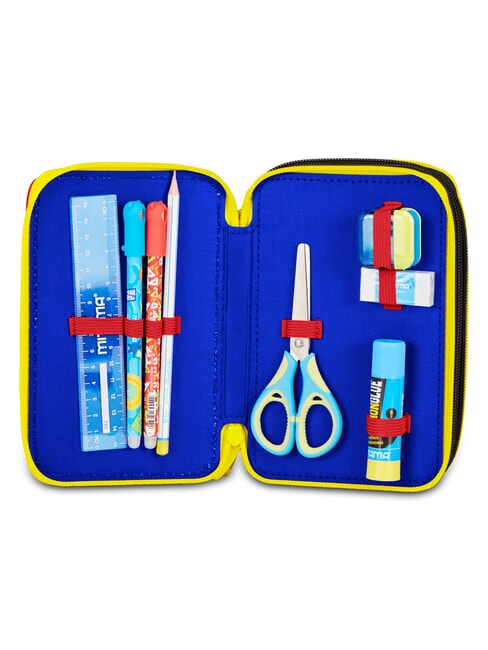 THE HEDGEHOG SPEED Astuccio con Kit Scolastico blu elettrico - Astucci e Accessori
