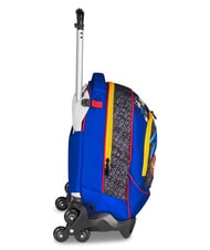 SONIC HEDGEHOG THE HEDGEHOG SPEED Zaino Trolley, sganciabile blu elettrico - Zaini con carrello - 5