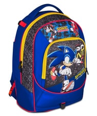SONIC HEDGEHOG THE HEDGEHOG SPEED Zaino Trolley, sganciabile blu elettrico - Zaini con carrello - 6