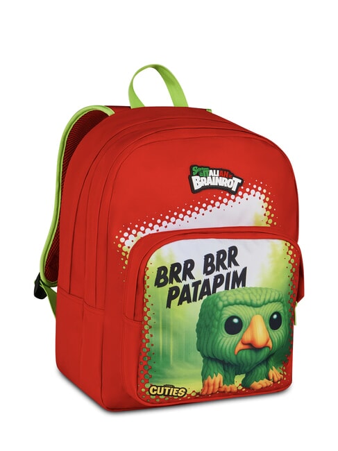 ITALIAN BRAINROT Zaino Bambini rosso sfrontato - Zaini Scuola & Tempo Libero