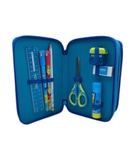 SKIFIDOL ITALIAN BRAINROT Astuccio con Kit Scolastico blu elettrico - Astucci e Accessori - 3