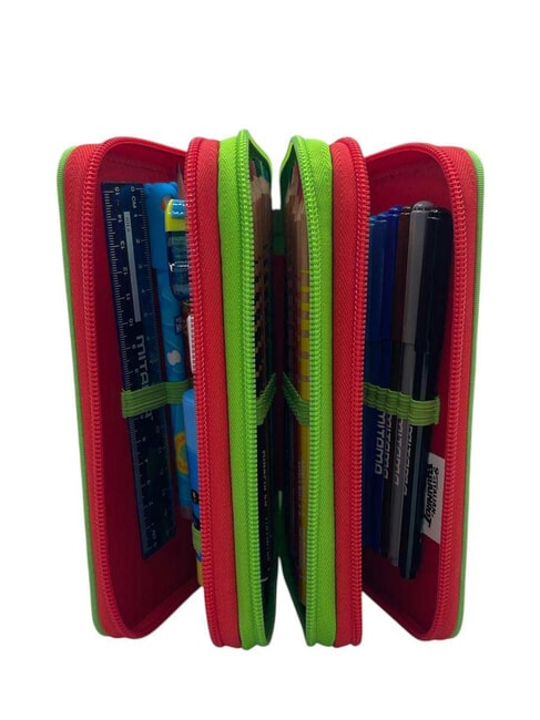 ITALIAN BRAINROT Astuccio con Kit Scolastico rosso sfrontato - Astucci e Accessori