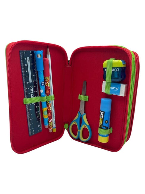 ITALIAN BRAINROT Astuccio con Kit Scolastico rosso sfrontato - Astucci e Accessori