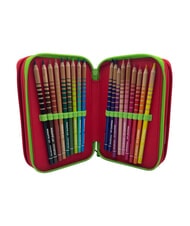 SKIFIDOL ITALIAN BRAINROT Astuccio con Kit Scolastico rosso sfrontato - Astucci e Accessori - 4