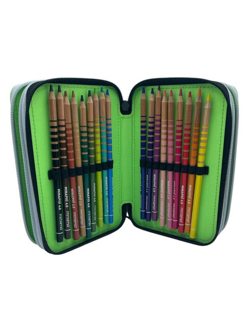 ITALIAN BRAINROT Astuccio con Kit Scolastico Nero - Astucci e Accessori
