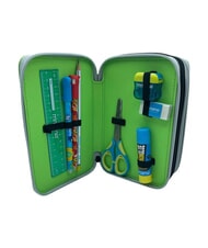 SKIFIDOL ITALIAN BRAINROT Astuccio con Kit Scolastico Nero - Astucci e Accessori - 5