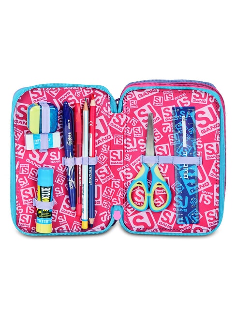 GLOW LED UNICORN GIRL Astuccio con Kit Scolastico soft lillac - Astucci e Accessori