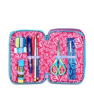 SJGANG GLOW LED UNICORN GIRL Astuccio con Kit Scolastico soft lillac - Astucci e Accessori - 3