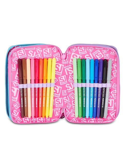 GLOW LED UNICORN GIRL Astuccio con Kit Scolastico soft lillac - Astucci e Accessori