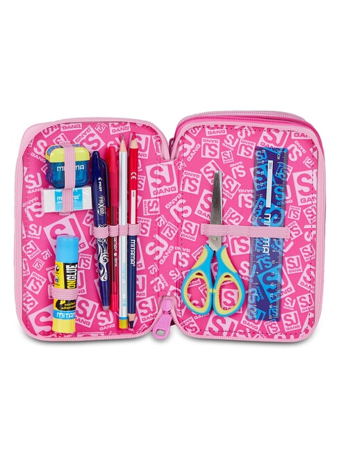 HEART BUDDY GIRL Astuccio con Kit Scolastico doll pink - Astucci e Accessori