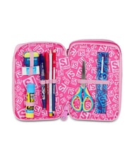 SJGANG HEART BUDDY GIRL Astuccio con Kit Scolastico doll pink - Astucci e Accessori - 3