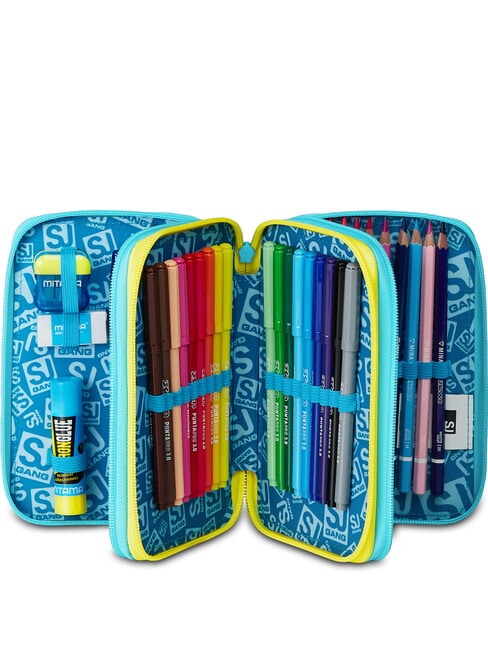 METAL DRAGON BOY Astuccio con Kit Scolastico bluebell turquoise - Astucci e Accessori