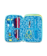 SJGANG METAL DRAGON BOY Astuccio con Kit Scolastico bluebell turquoise - Astucci e Accessori - 3
