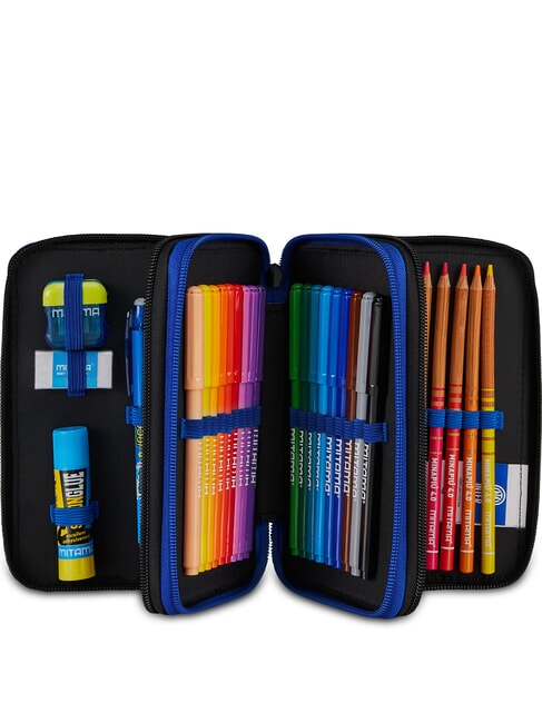 OUR DESTINY Astuccio con Kit Scolastico blu elettrico - Astucci e Accessori