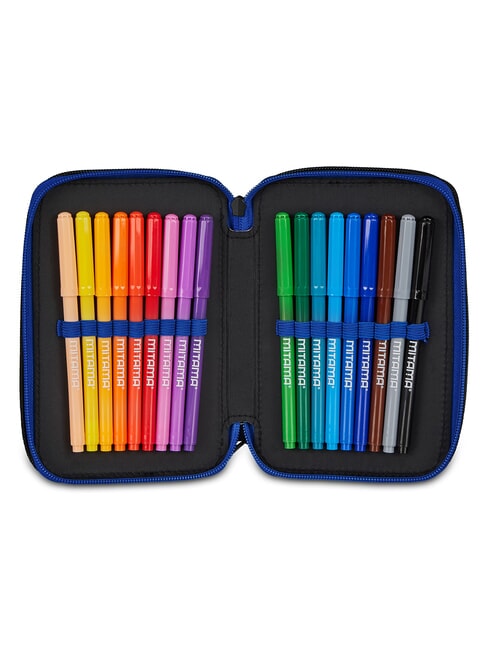 OUR DESTINY Astuccio con Kit Scolastico blu elettrico - Astucci e Accessori