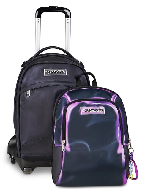 SHADOWS OF COLOR Zaino con carrello light purple - Zaini con carrello