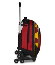 ROMA LUPETTO SCHOOL Zaino Trolley a ruote triple roma red - Zaini con carrello - 5