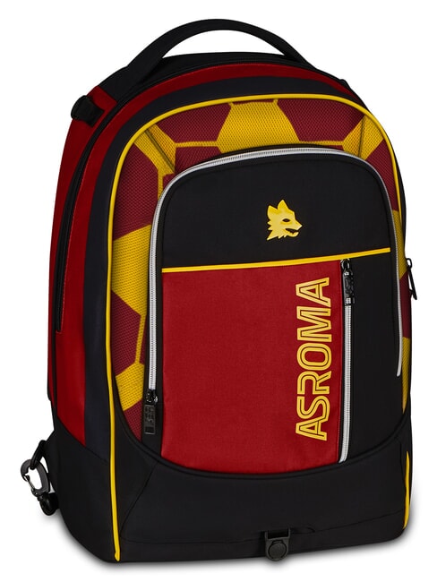 LUPETTO SCHOOL Zaino Trolley a ruote triple roma red - Zaini con carrello