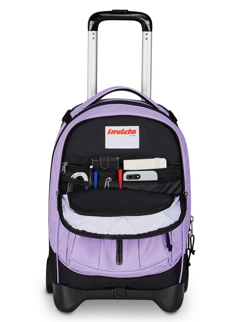 PLUS GRS LED Zaino trolley porta pc 14" lilla - Zaini con carrello