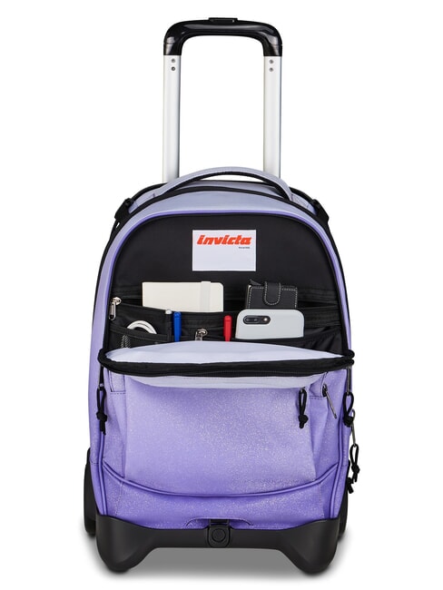 FANTASY Zaino trolley sganciabile 2 ruote dahliapurple - Zaini con carrello