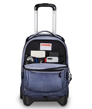 INVICTA FANTASY Zaino trolley sganciabile 2 ruote Nero - Zaini con carrello - 6