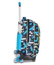 SJGANG METAL DRAGON BOY Zaino Trolley, sganciabile bluebell turquoise - Zaini con carrello - 5