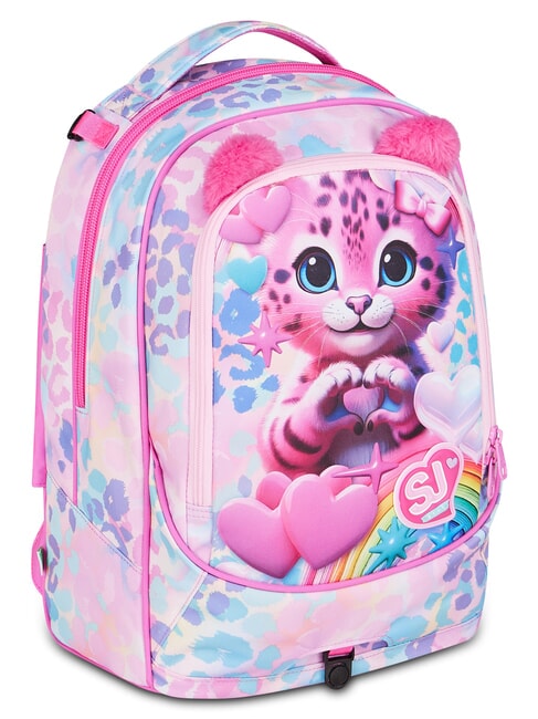 HEART BUDDY GIRL Zaino con carrello, sganciabile doll pink - Zaini con carrello