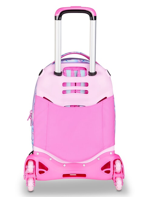 GLOW LED UNICORN GIRL Zaino Trolley 3 in 1 soft lillac - Zaini con carrello
