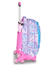 SJGANG GLOW LED UNICORN GIRL Zaino Trolley 3 in 1 soft lillac - Zaini con carrello - 5