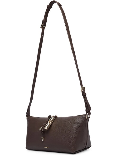 DEBBY Borsa a spalla, in pelle cioccolato - Borse Donna