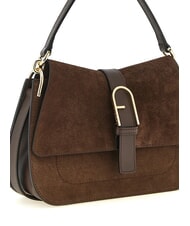 FURLA FLOW Borsa a mano, con tracolla toni cioccolato - Borse Donna - 3
