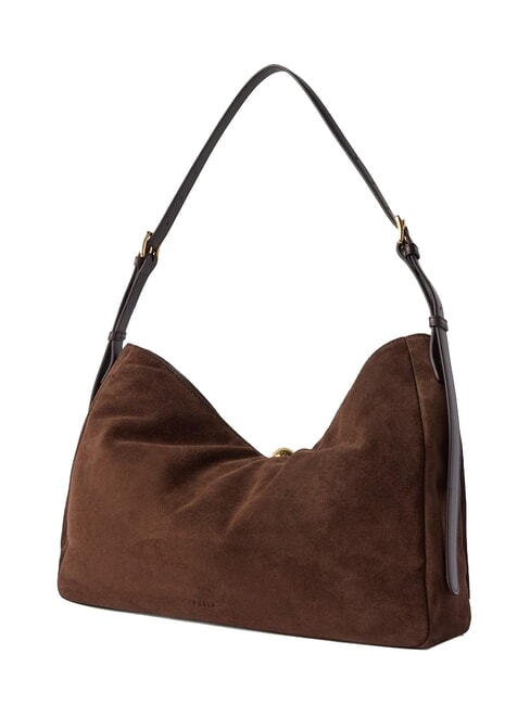 SFERA SOFT Borsa a spalla toni cioccolato - Borse Donna