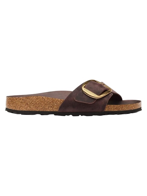 MADRID BIG BUCKLE HEX Sandali in pelle habana - Scarpe Donna