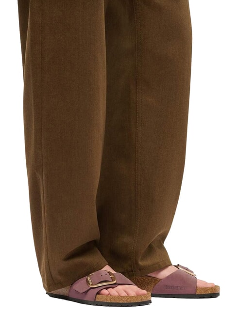 MADRID BIG BUCKLE Sandali in pelle pepper - Scarpe Donna