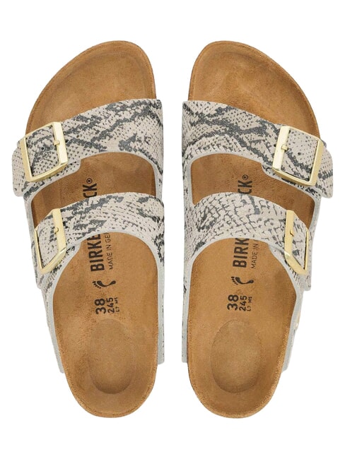 ARIZONA Sandali in pelle snake oyster - Scarpe Donna