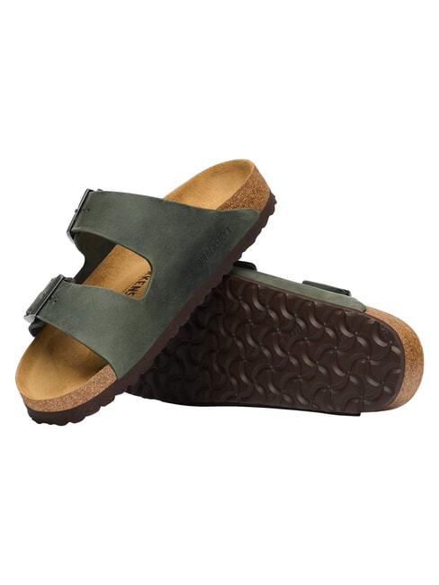 ARIZONA Sandali in pelle oliata thyme - Scarpe Uomo