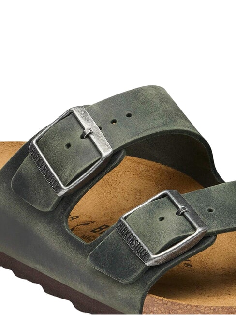 ARIZONA Sandali in pelle oliata thyme - Scarpe Uomo