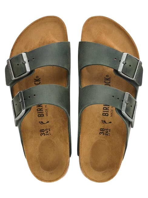 ARIZONA Sandali in pelle oliata thyme - Scarpe Uomo
