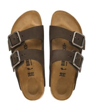 BIRKENSTOCK ARIZONA WB Sandali in pelle mocca - Scarpe Uomo - 3