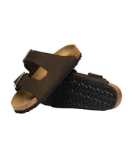 BIRKENSTOCK ARIZONA WB Sandali in pelle mocca - Scarpe Uomo - 4