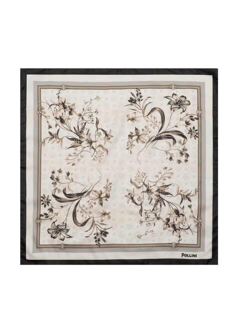 FIORI2 Foulard nero fiori2 - Sciarpe