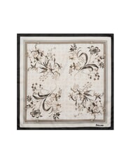 POLLINI FIORI2 Foulard nero fiori2 - Sciarpe - 2