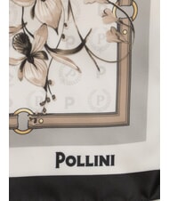 POLLINI FIORI2 Foulard nero fiori2 - Sciarpe - 3
