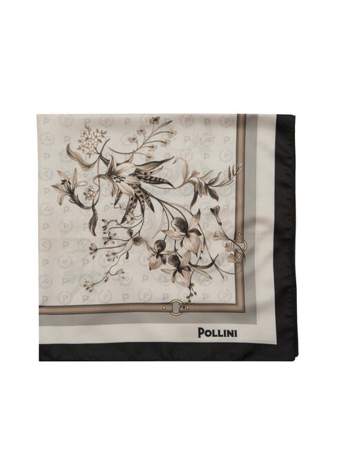 FIORI2 Foulard nero fiori2 - Sciarpe