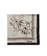 POLLINI FIORI2 Foulard nero fiori2 - Sciarpe - 4