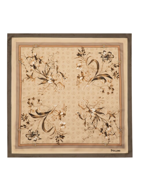 FIORI2 Foulard marrone fiori2 - Sciarpe
