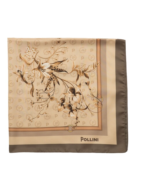 FIORI2 Foulard marrone fiori2 - Sciarpe
