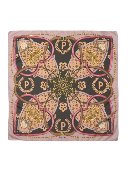 HEARTS TWILL Foulard rosa catena - Sciarpe