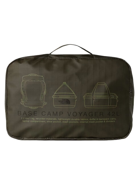 BASE CAMP VOYAGER Borsone Zaino 42L new taupe green - Borsoni