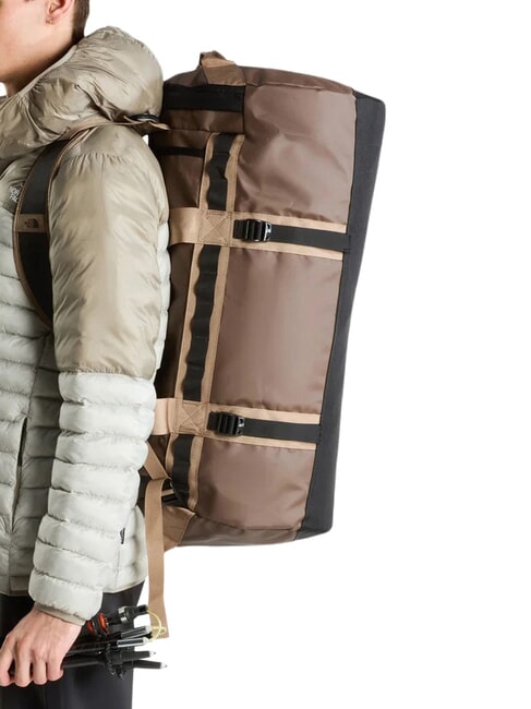 BASE CAMP M Borsone zaino smokey brown/tnf black/garnet - Borsoni